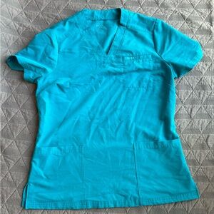 Jaanuu Women's turquoise  Scrub Top